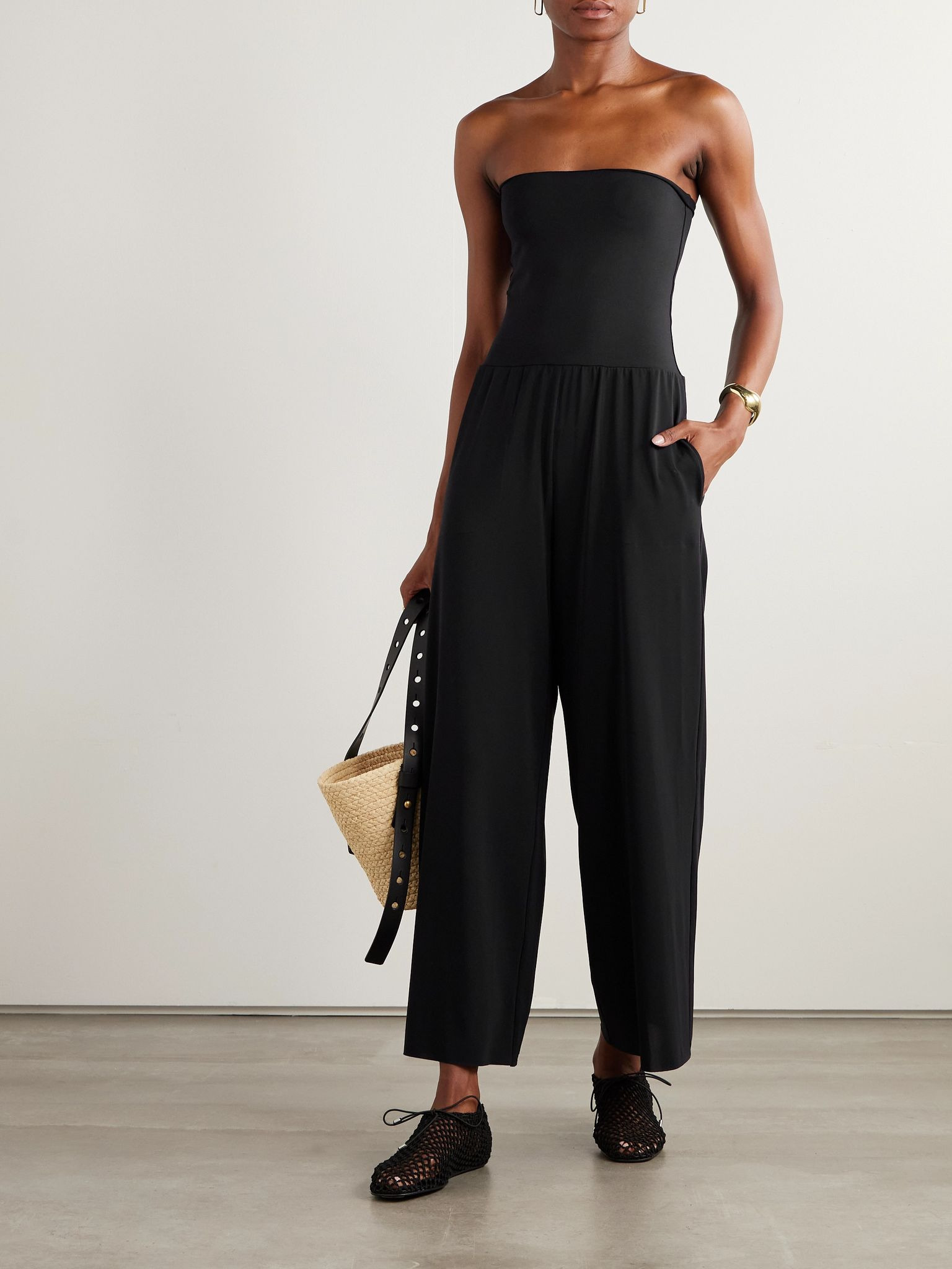 Les Essentiels Dao convertible wide-leg pants Black - 4