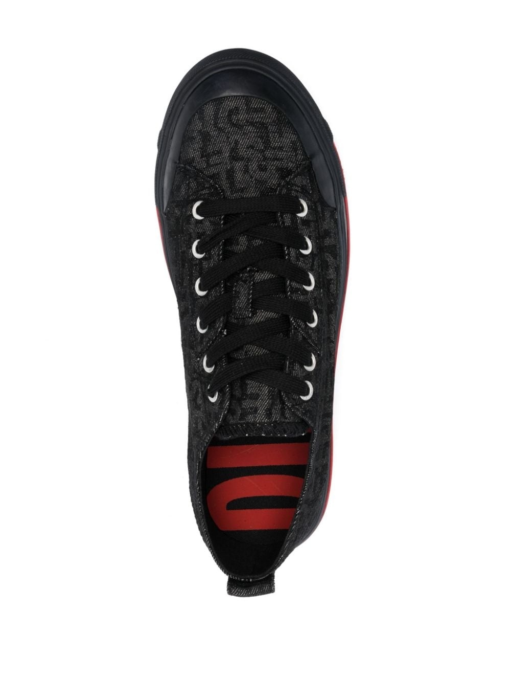 logo-print sneakers - 4