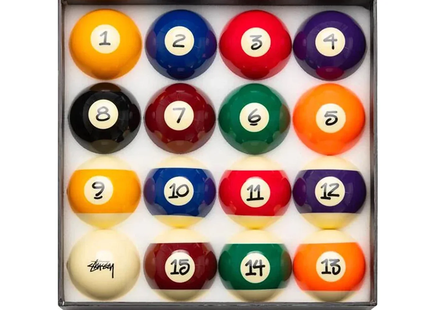 Stussy Billiard Pool Ball Set Multi - 1