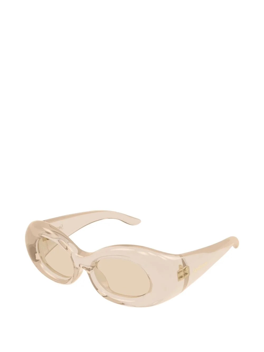 chunky oval-frame sunglasses - 1