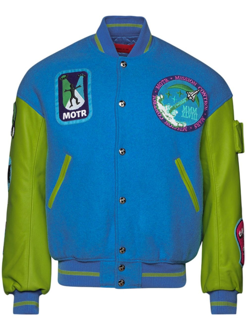 Varsity 1 logo-embroidered jacket 1