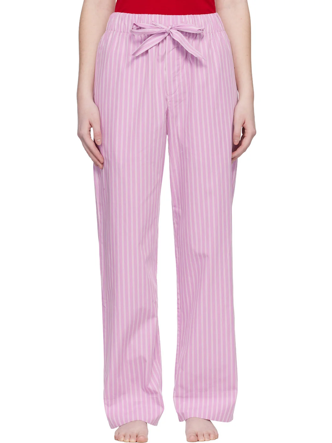Pink Poplin Pyjama Pants - 1