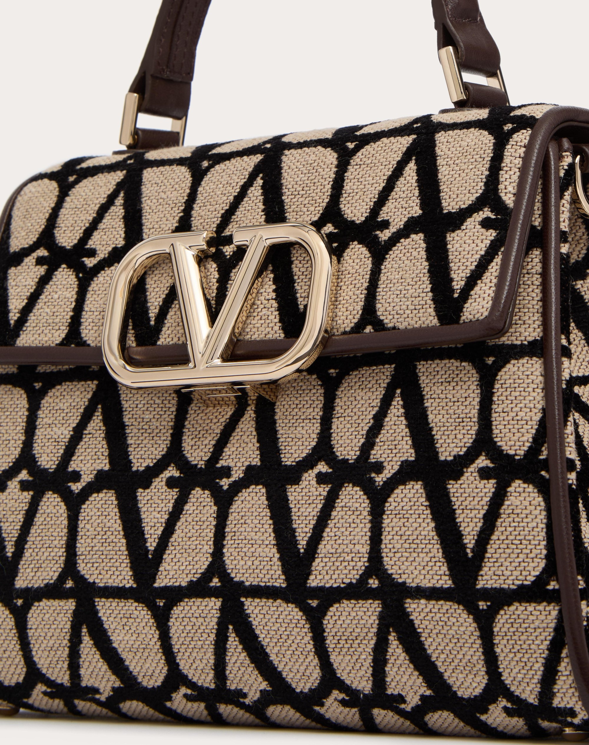 VALENTINO GARAVANI VSLING SMALL TOILE ICONOGRAPHE HANDBAG 5
