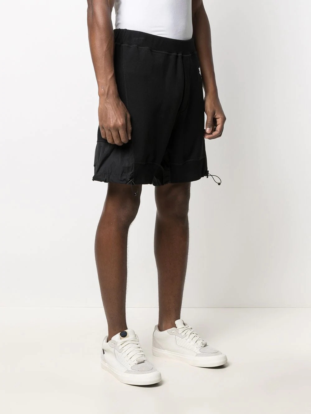 logo-print track shorts - 3