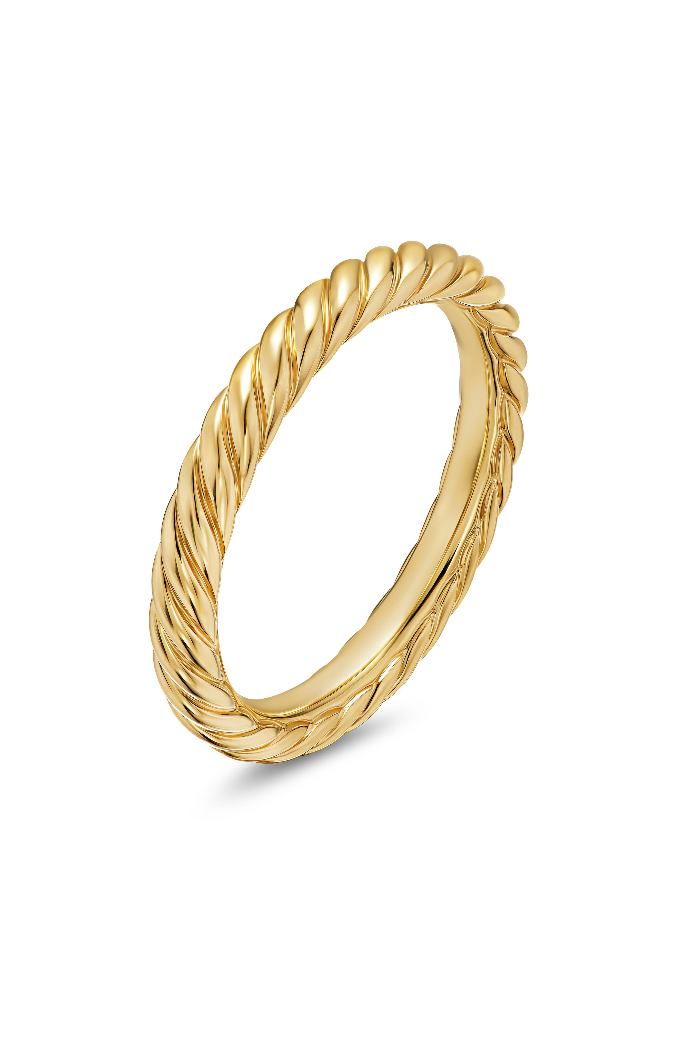 David Yurman Cable Band Ring in 18K Gold at Nordstrom - 2