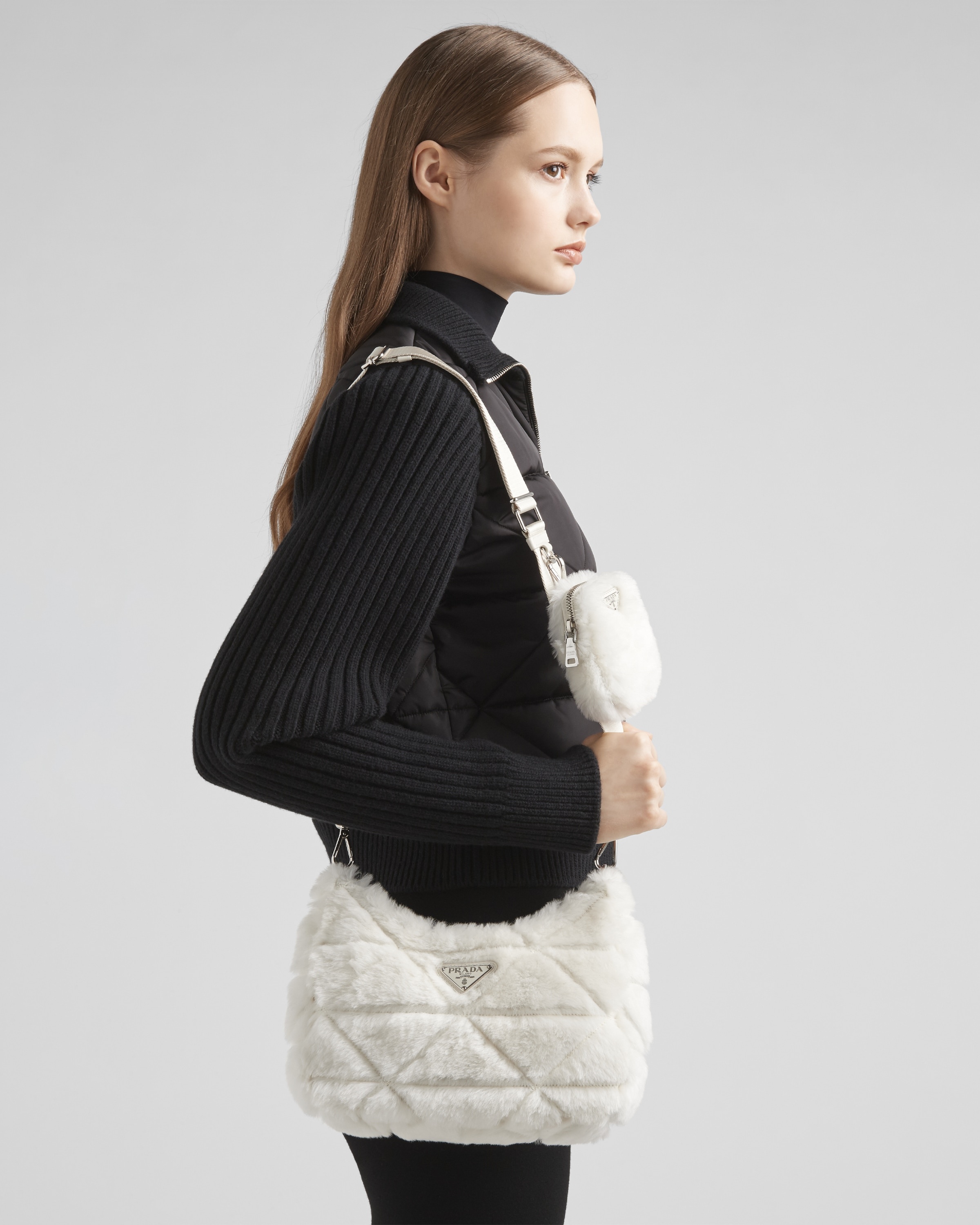 Shearling shoulder bag - 2