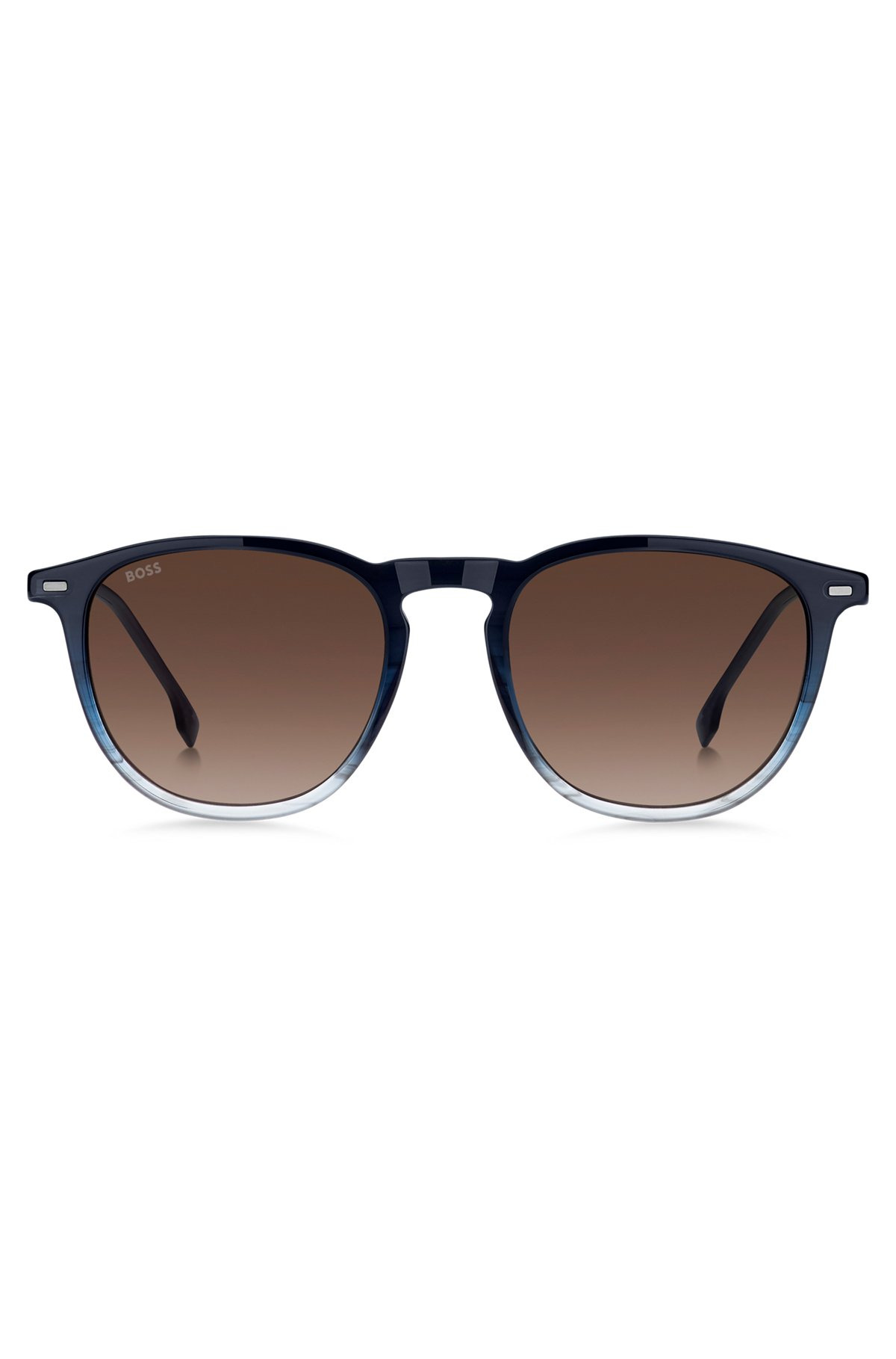 BLUE-ACETATE SUNGLASSES WITH GRADIENT EFFECT - 3