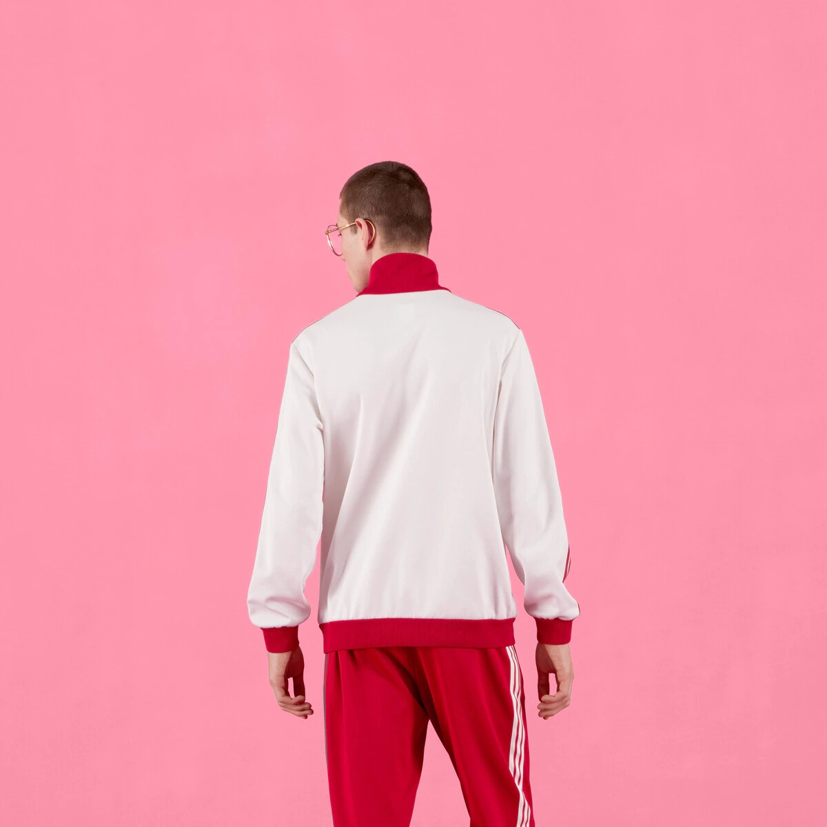 adidas x Gucci cotton jersey jacket - 8