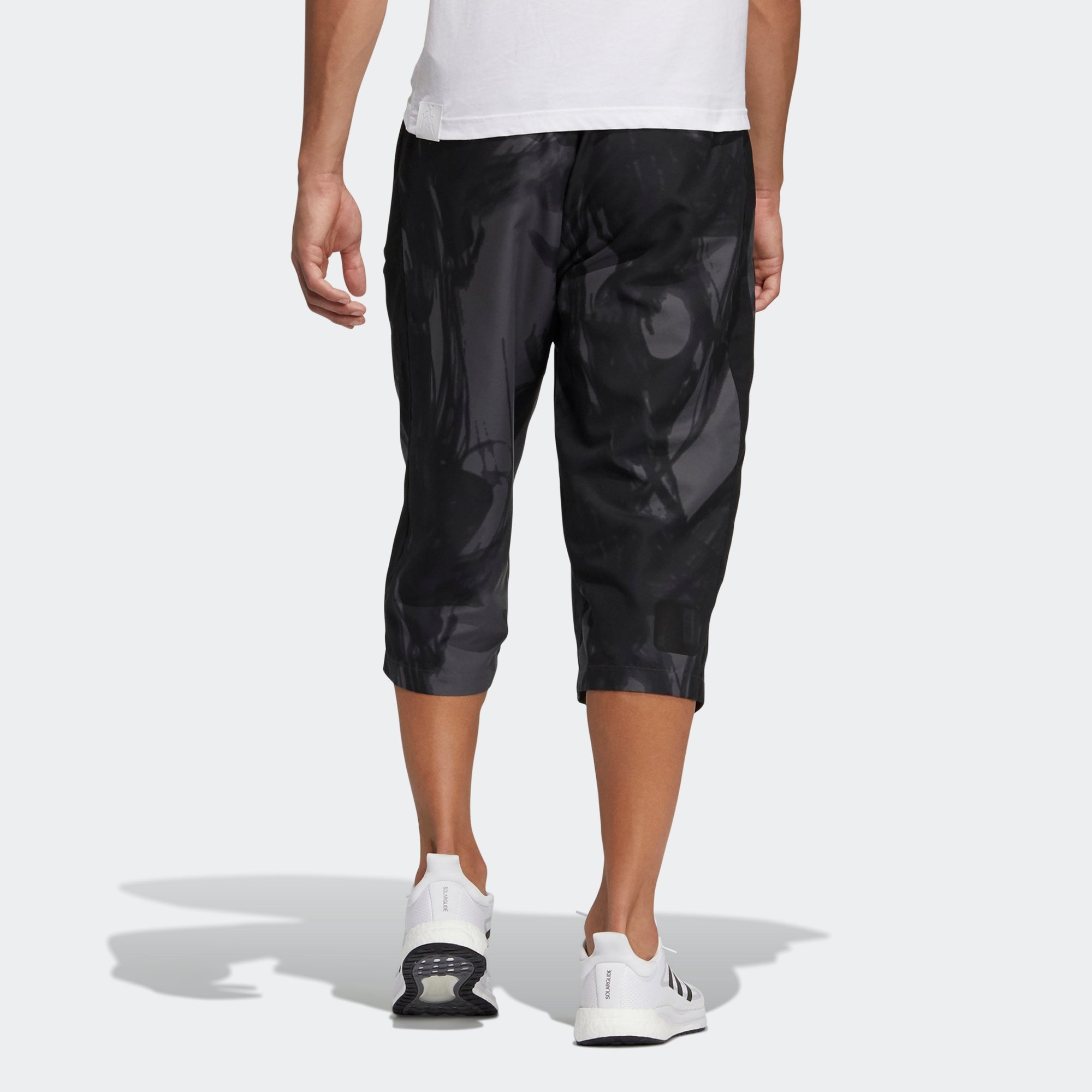 adidas Wj Pnt Short Sports Casual Pocket Cropped Pants Black GP0858 - 3