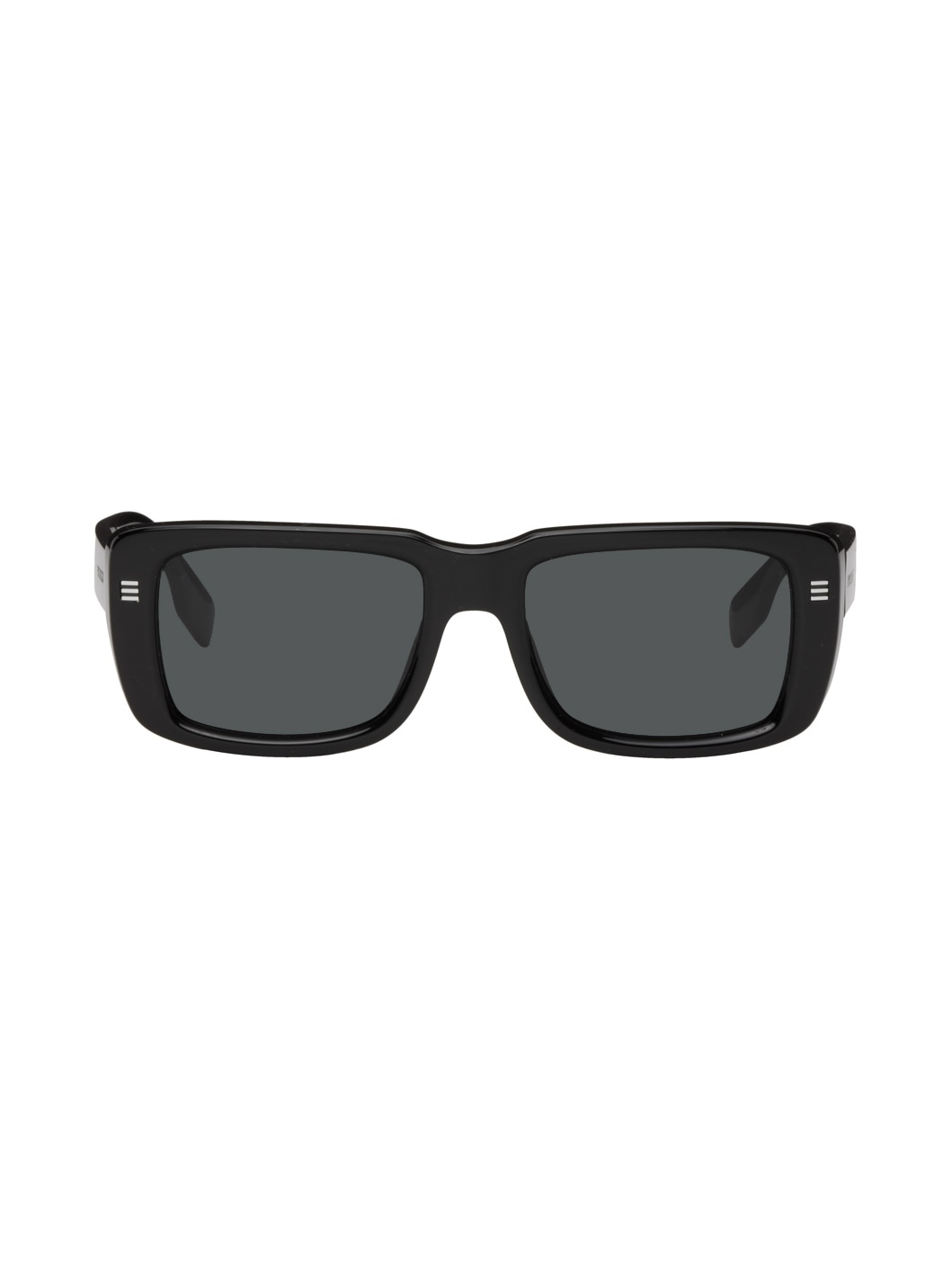 Black Rectangular Sunglasses - 2