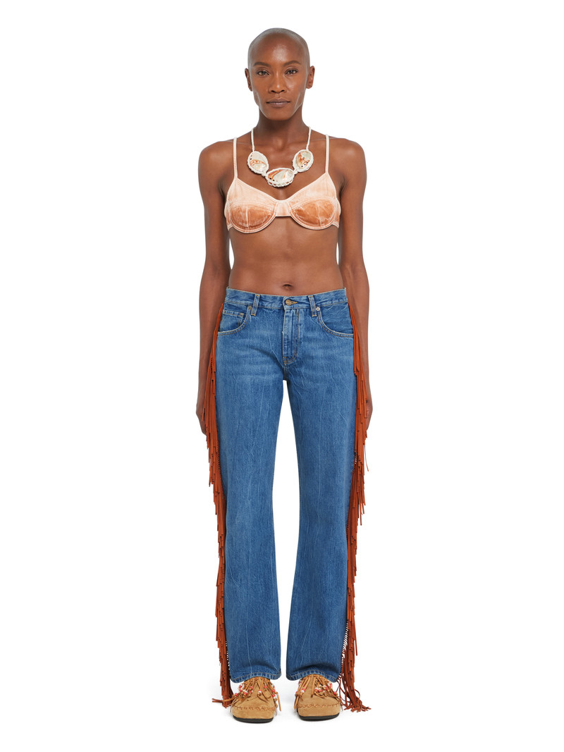 Golden Dusk Denim Pants 4