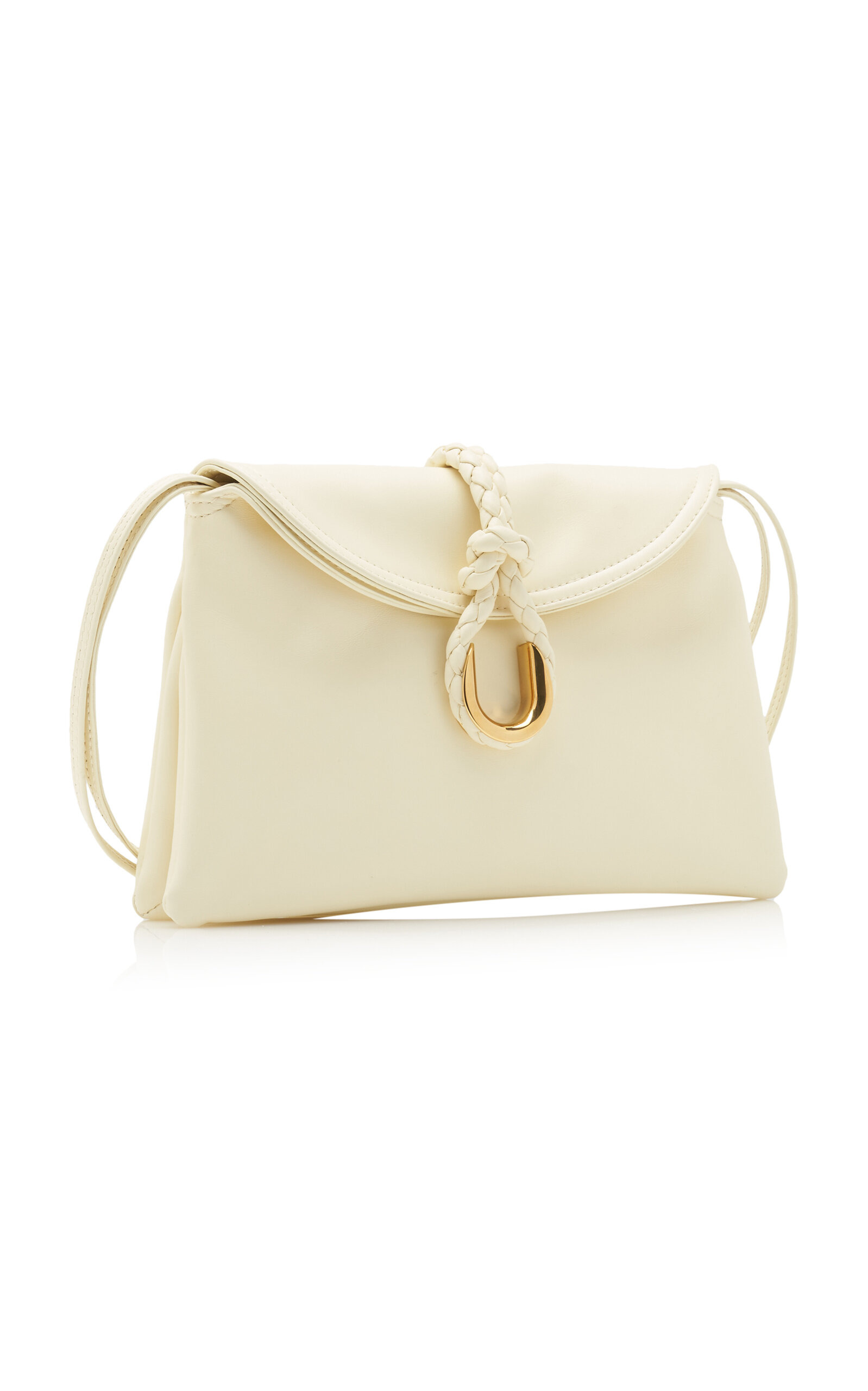 Small Liberta Leather Crossbody Bag yellow - 5