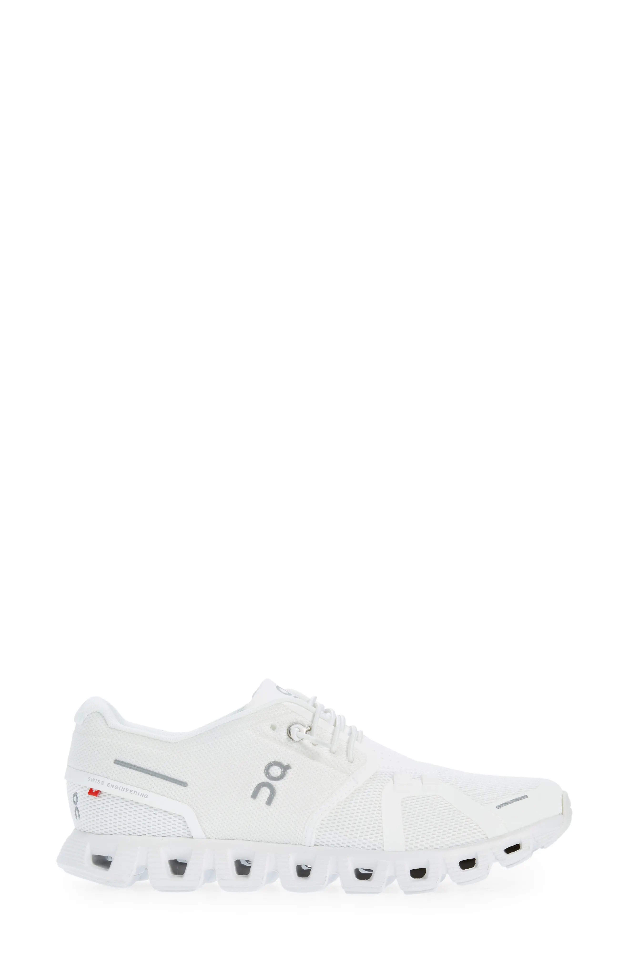 Cloud 5 Running Shoe in Undyed White/White - 3