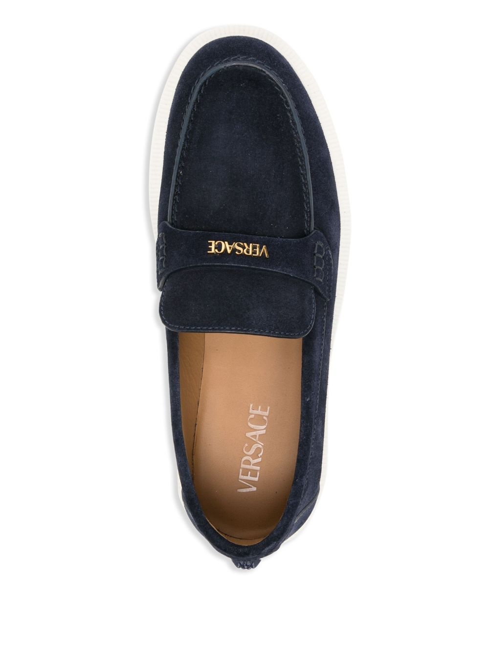 logo loafers - 4
