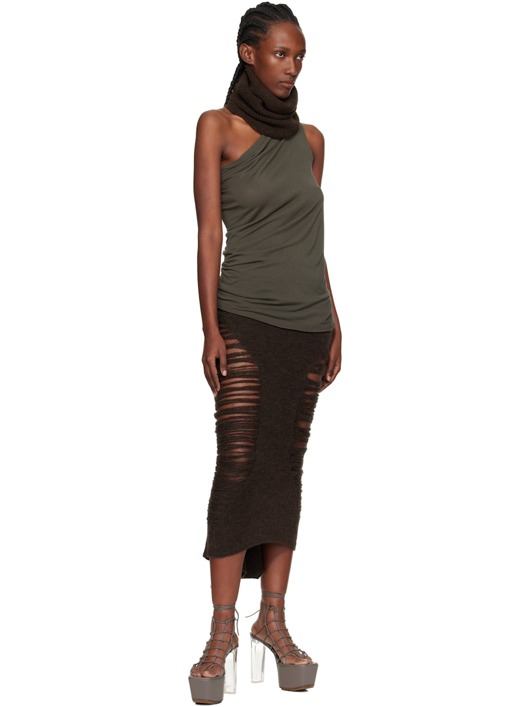 Brown Concordians Tube Scarf - 3