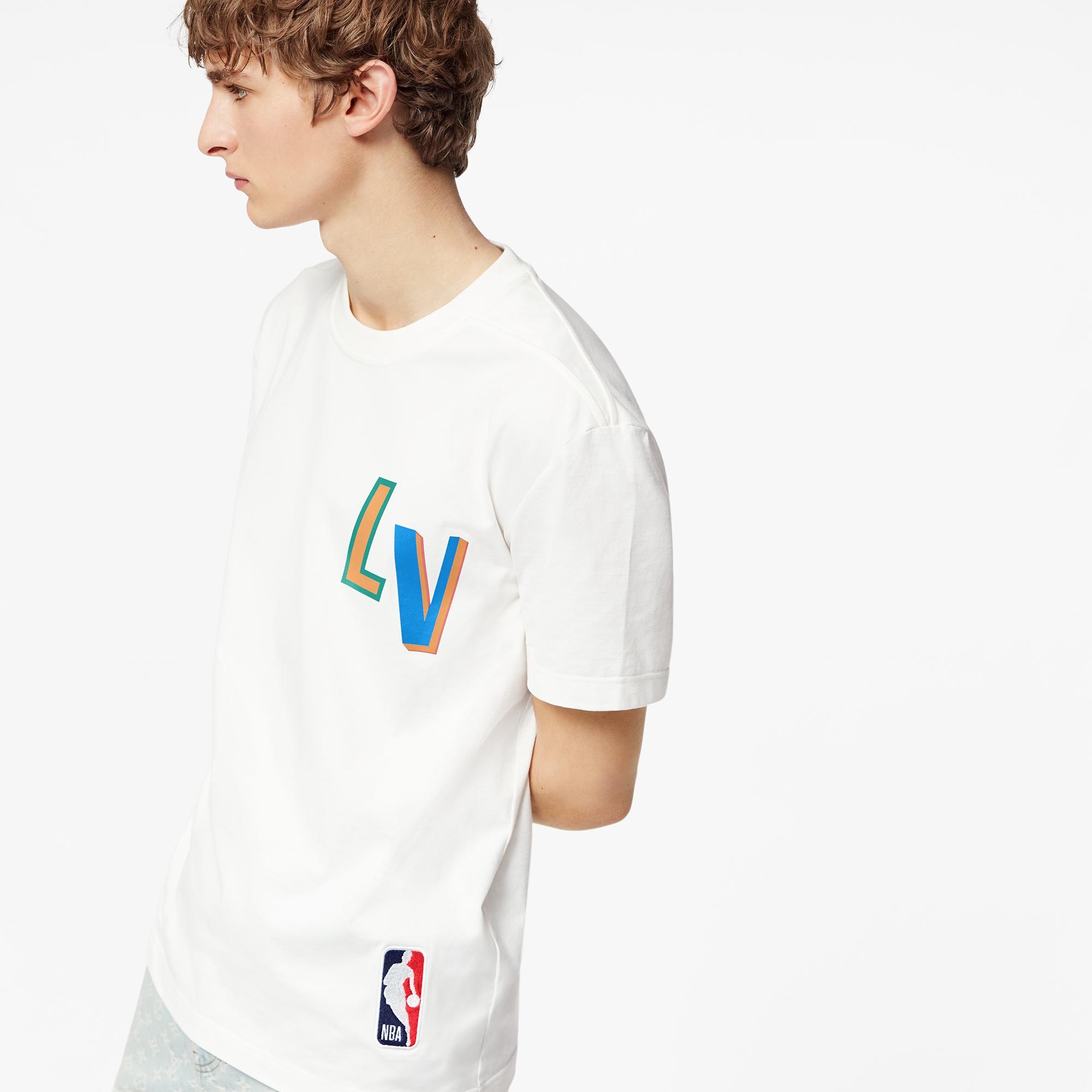 LVxNBA Front-and-Back Letters Print T-Shirt - 4