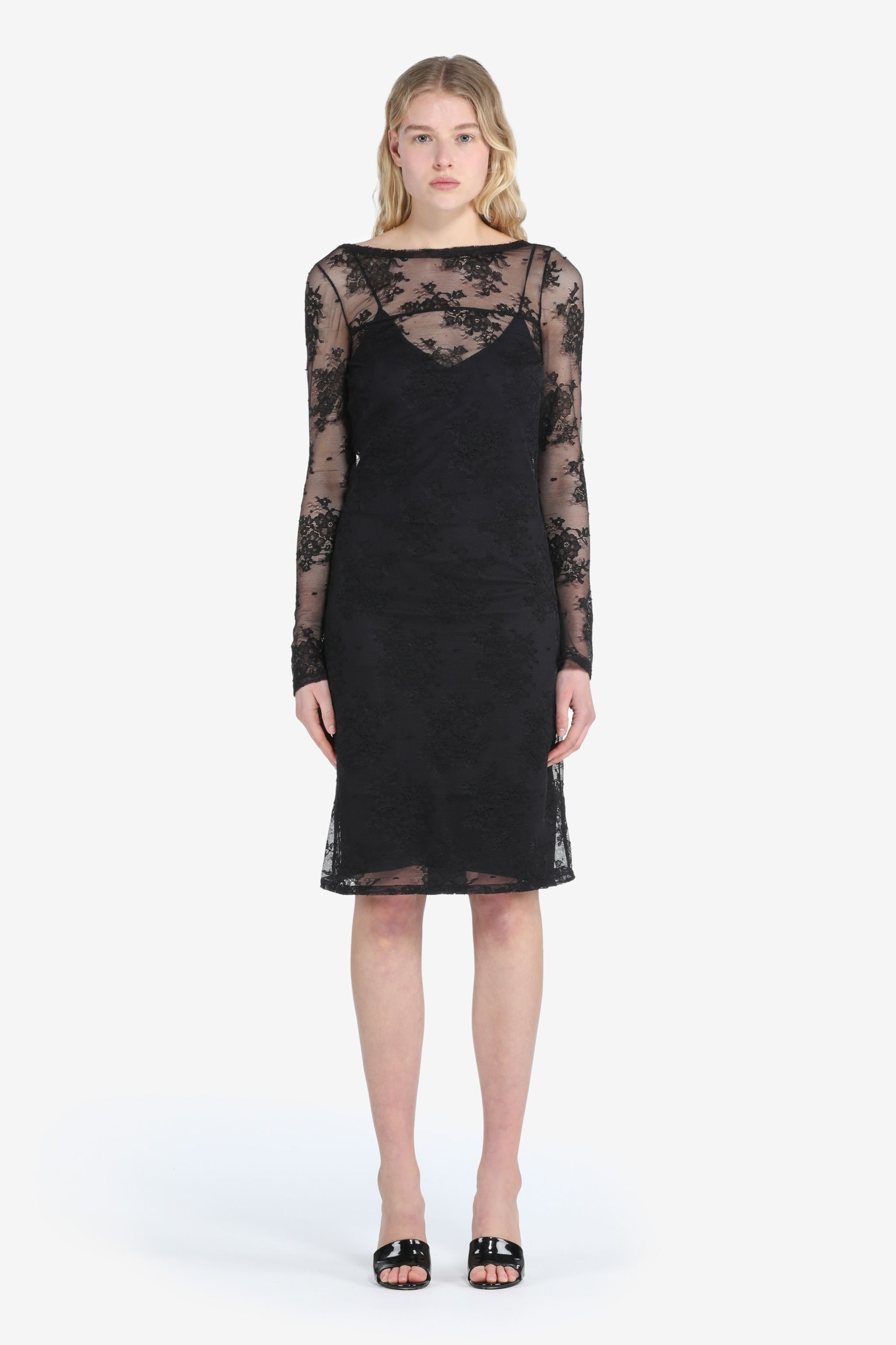 LAYERED LACE DRESS - 1