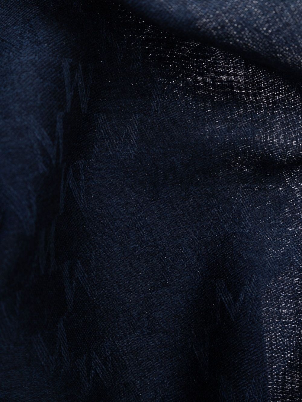 monogram-jacquard scarf - 2