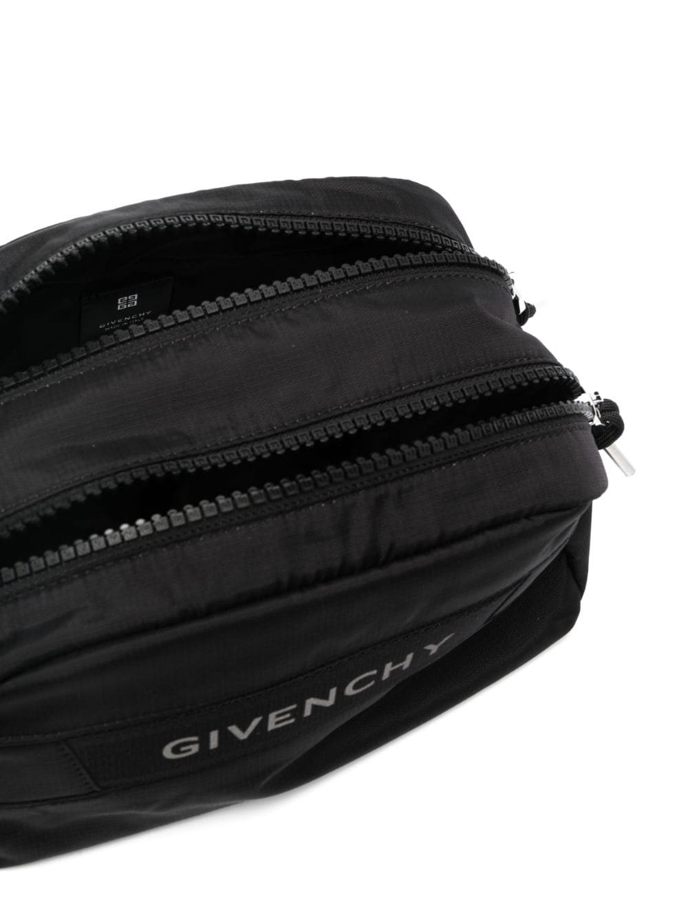logo-patch wash bag - 4