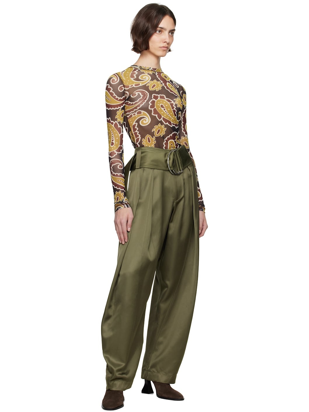 Multicolor Long Sleeve Underpinning T-shirt - 5