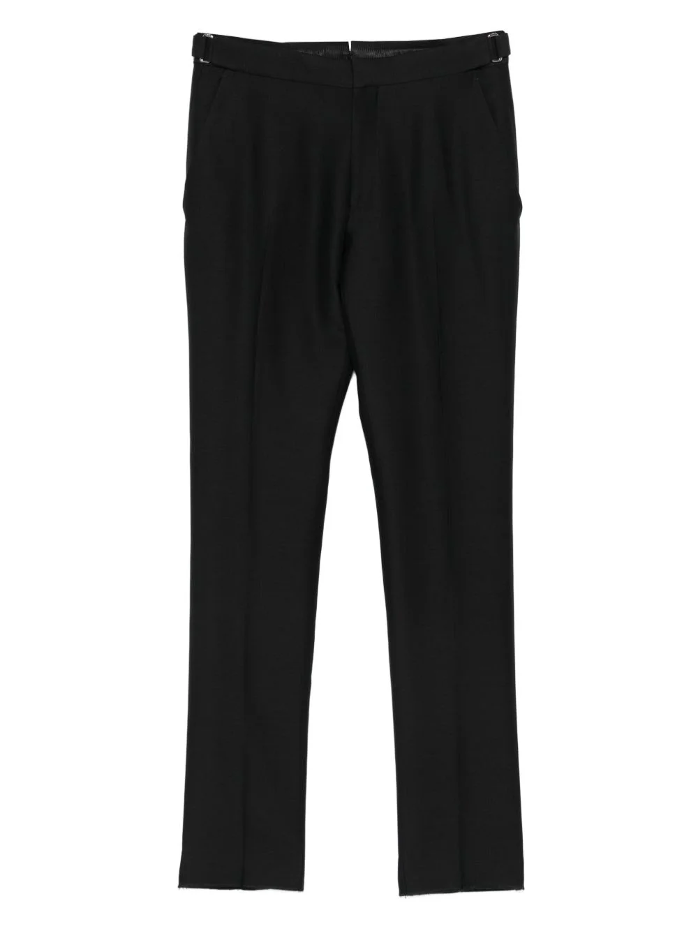 flat-front trousers - 1
