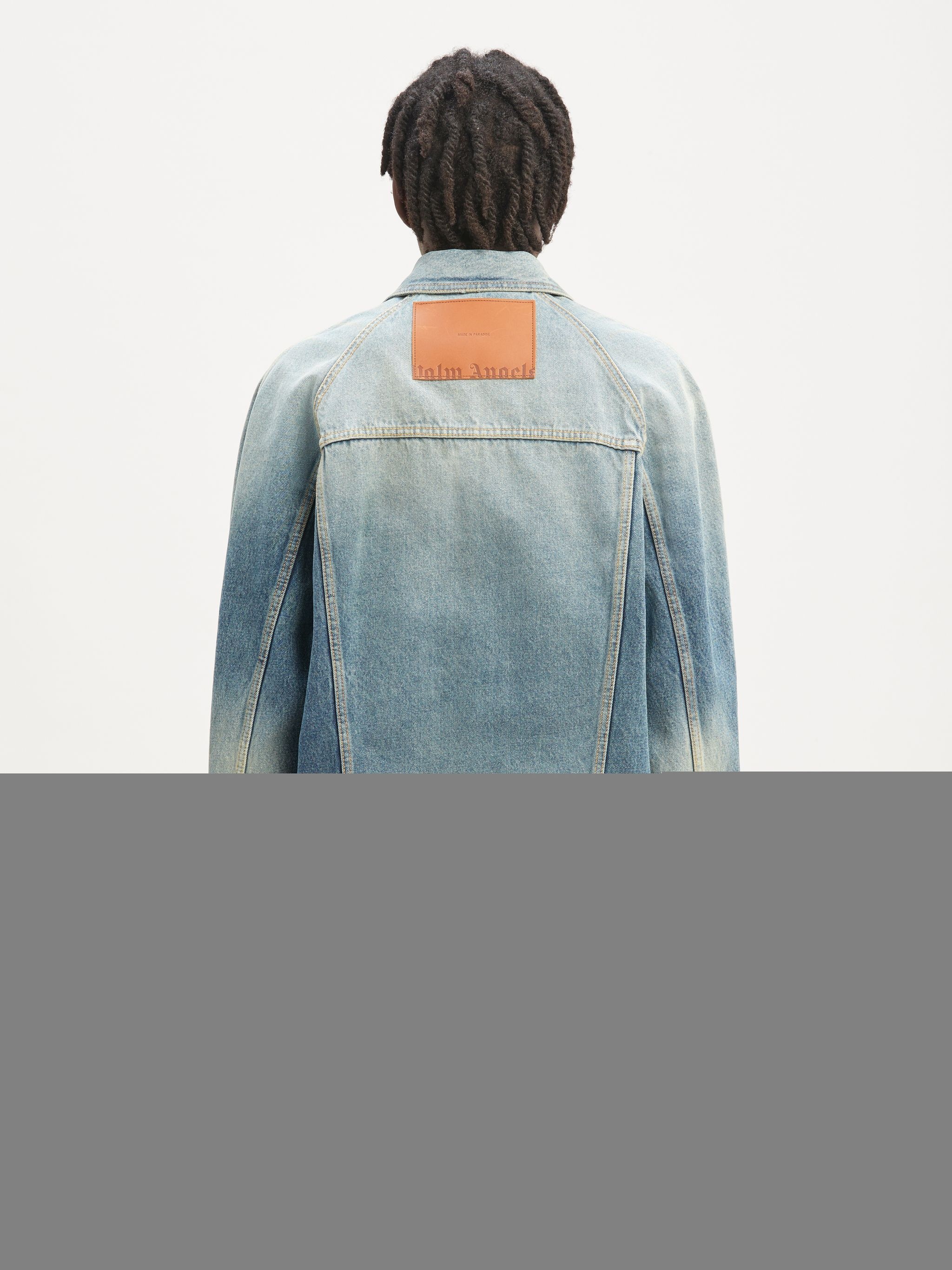 Reserve Dye Loose Denim Jacket - 5