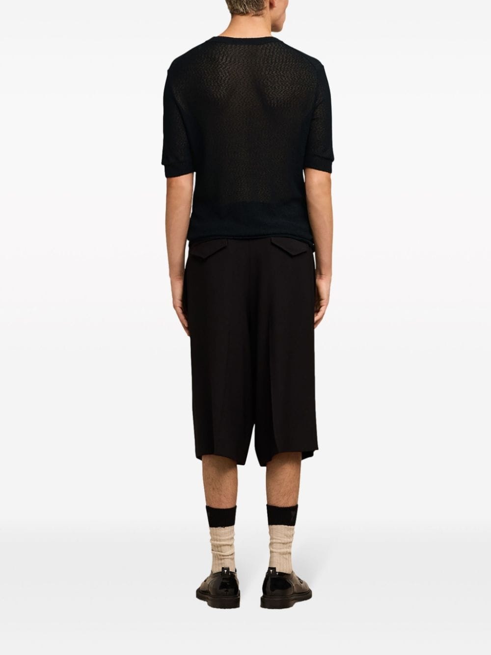semi-sheer T-shirt - 4
