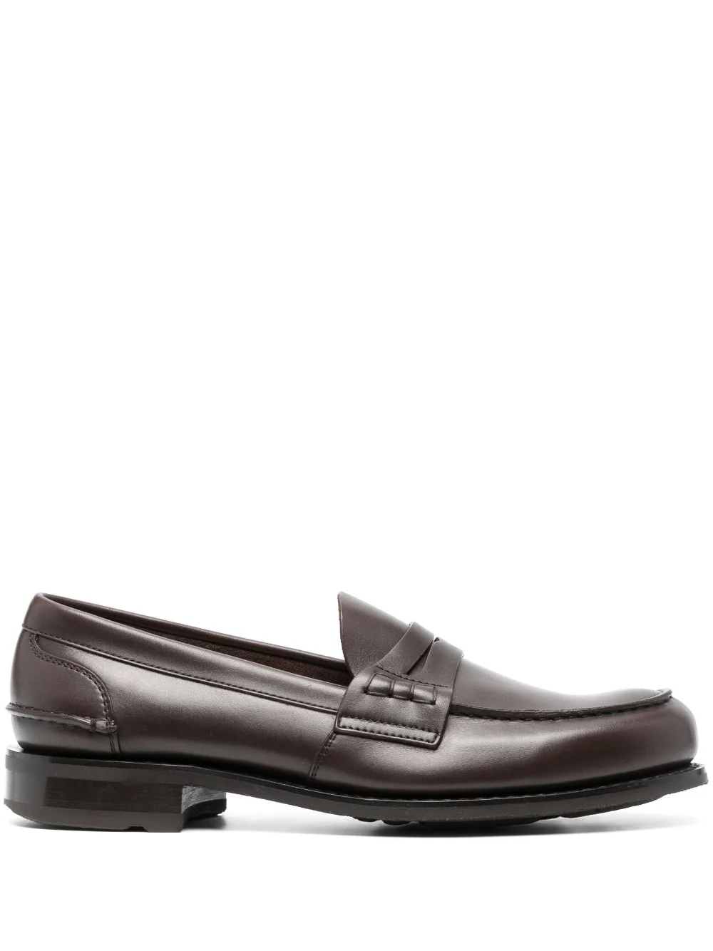 slip-on leather loafers - 1