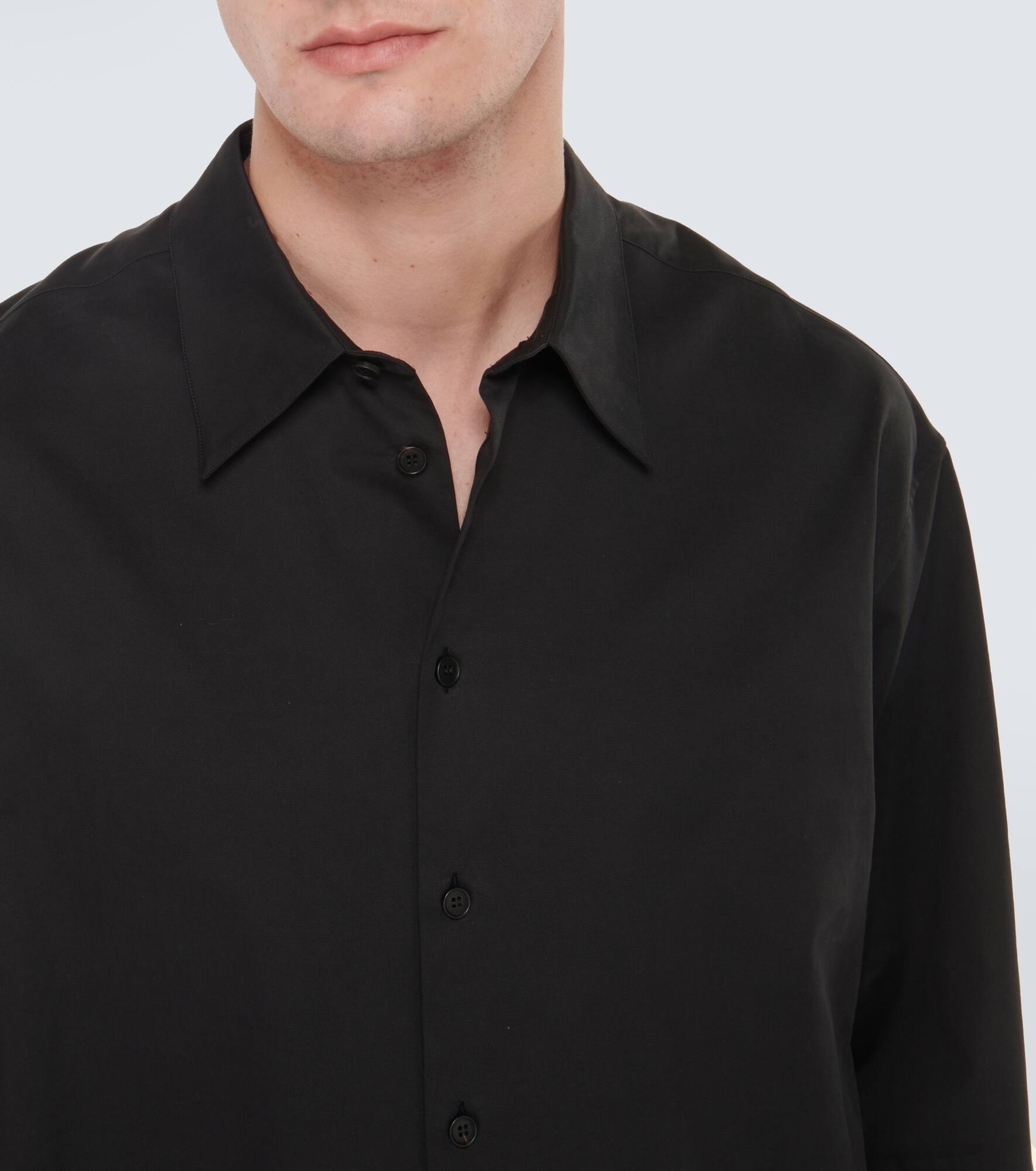 Lukre oversized cotton-blend poplin shirt - 6