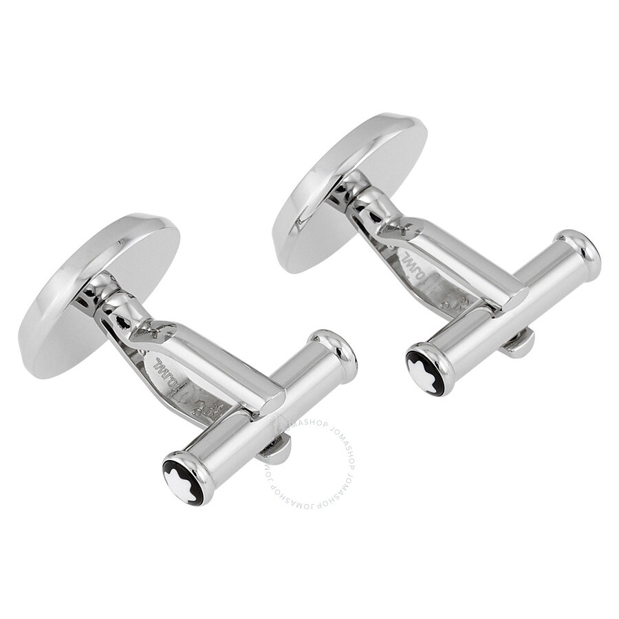 Montblanc Stainless Steel Round Cufflinks - 3
