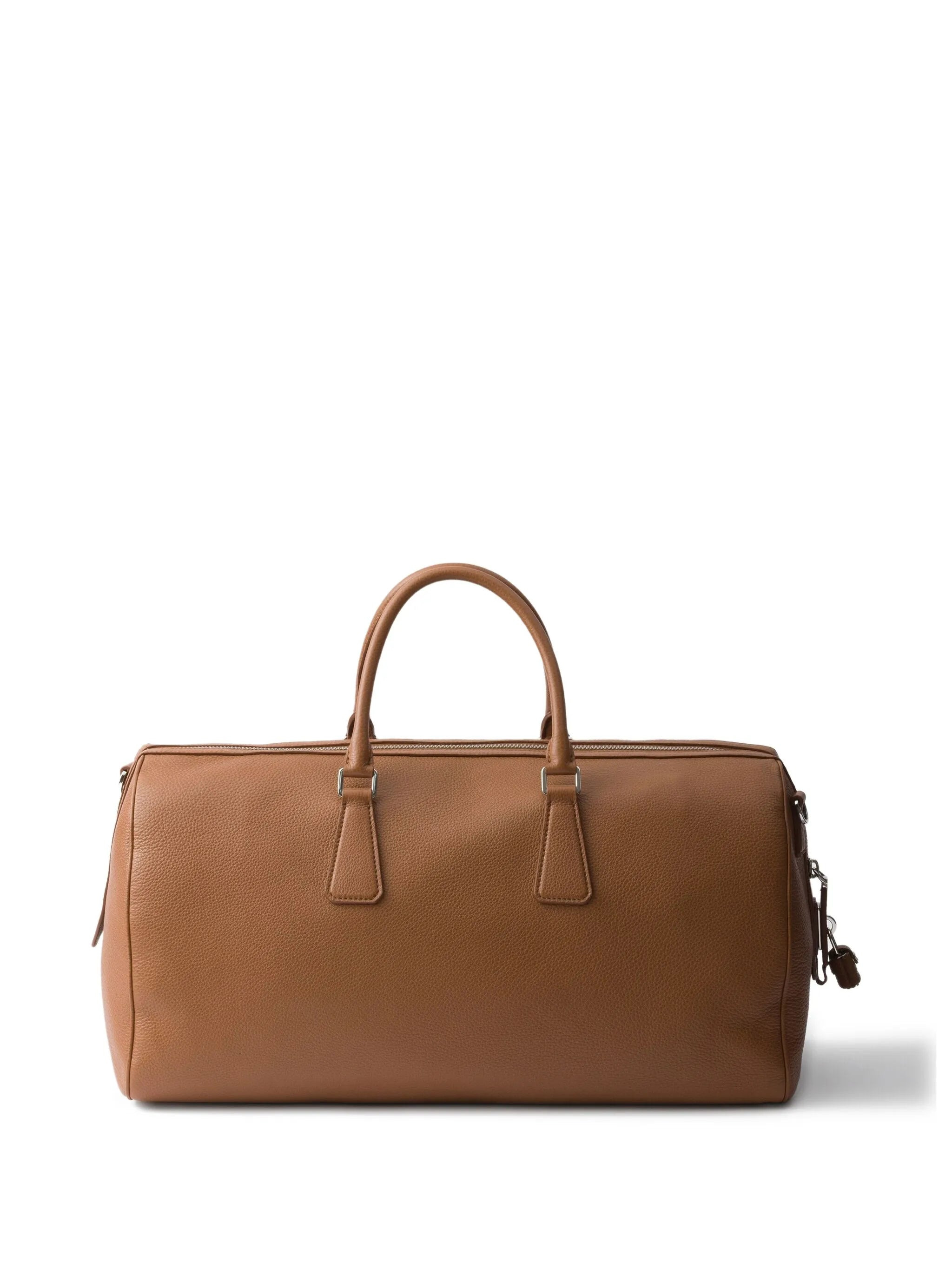 Prada Textured Leather Duffle Bag - 4