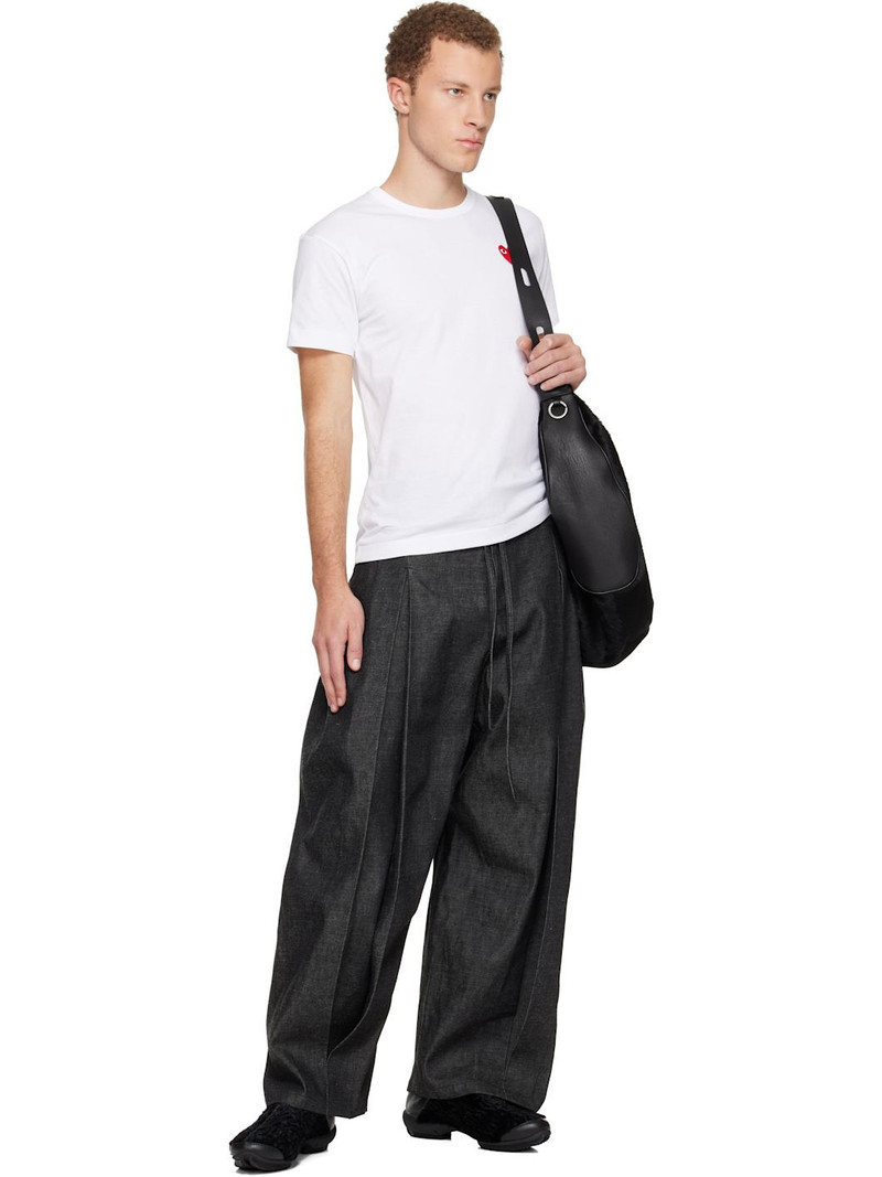 Comme des Garçons PLAY White Basic Red Emblem T-shirt outlook