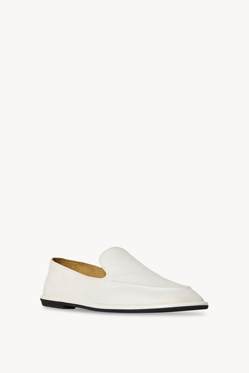 The Row Canal Loafer in Leather outlook