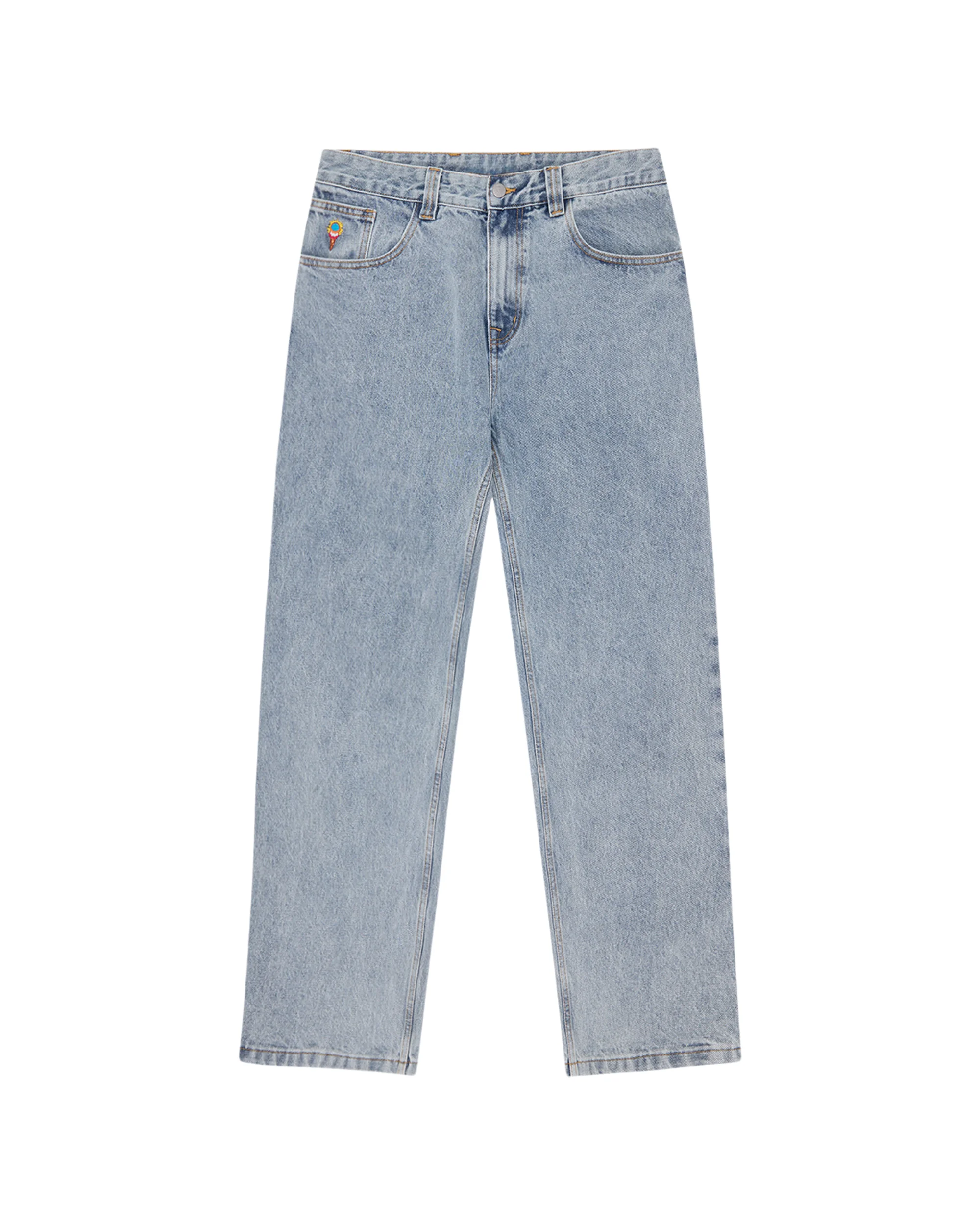 CONES & BONES DOUBLE SCOOP DENIM PANTS - 1