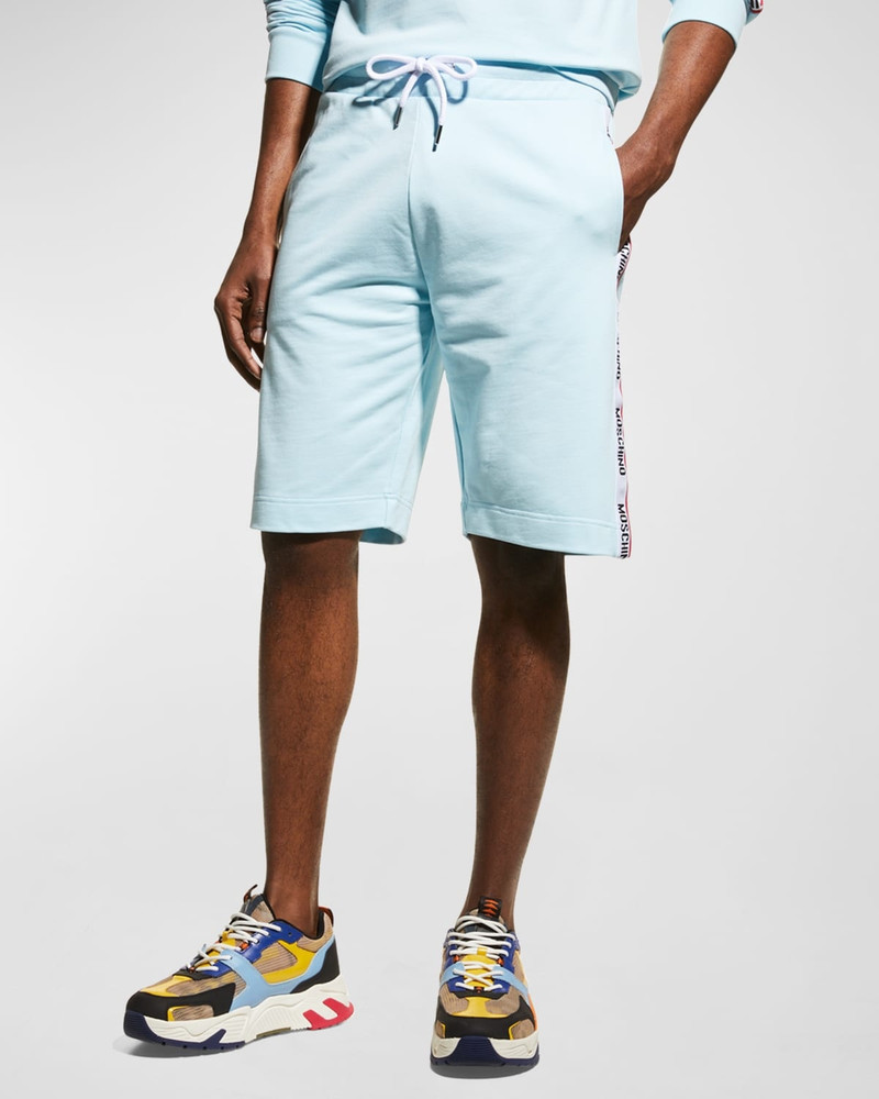 Moschino Men's Logo-Tape Sweat Shorts outlook