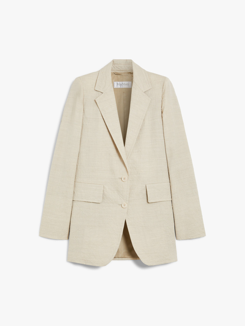 ACACIA1234 Single-breasted wool cloth blazer - 1