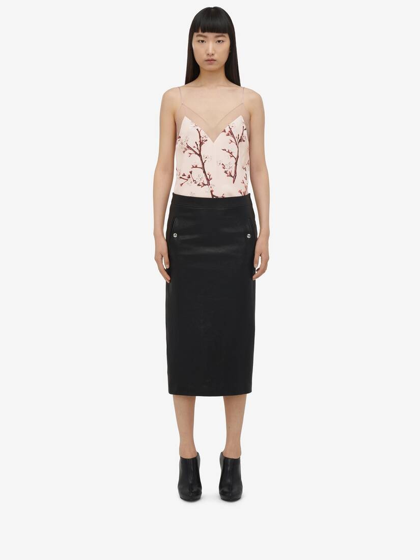 Women's Cherry Blossom Camisole in Pink - 3