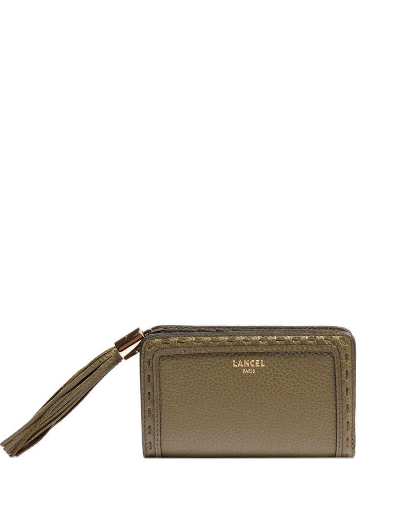 tassel-embellished leather wallet 1
