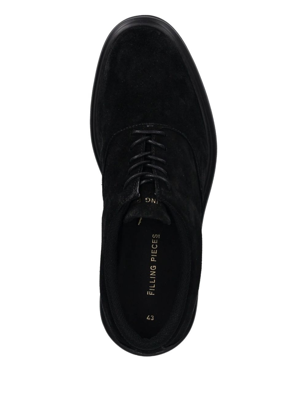 logo print lace-up shoes - 4