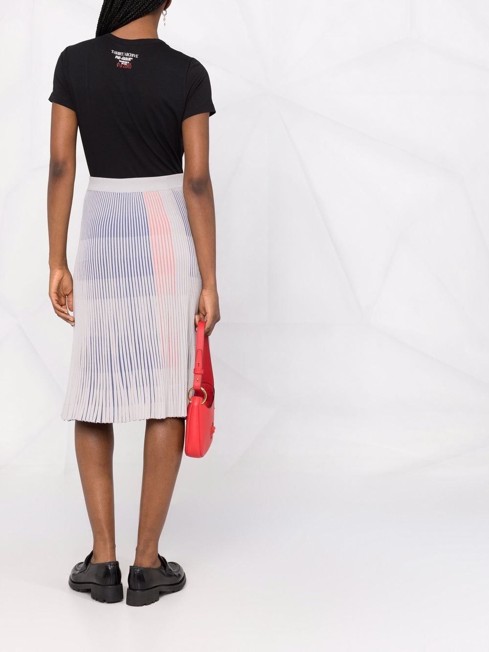 pleated midi skirt - 4