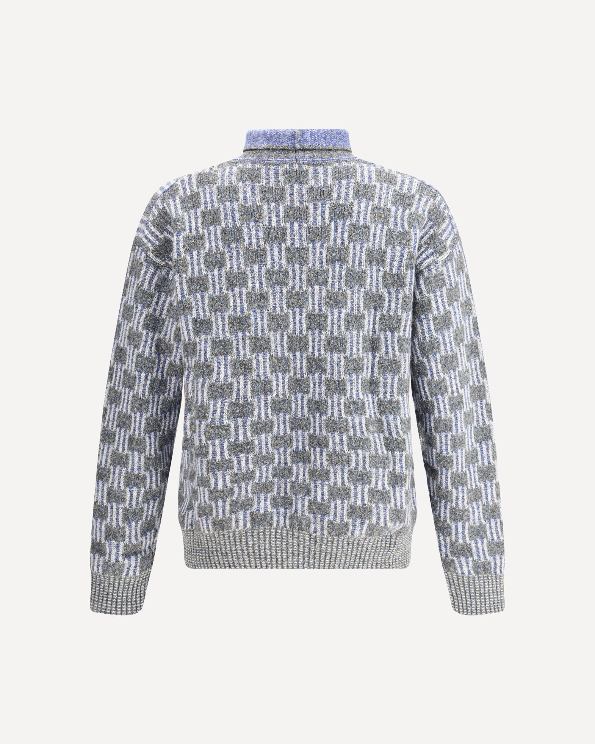 Graphic pattern turtleneck Sweater - 2