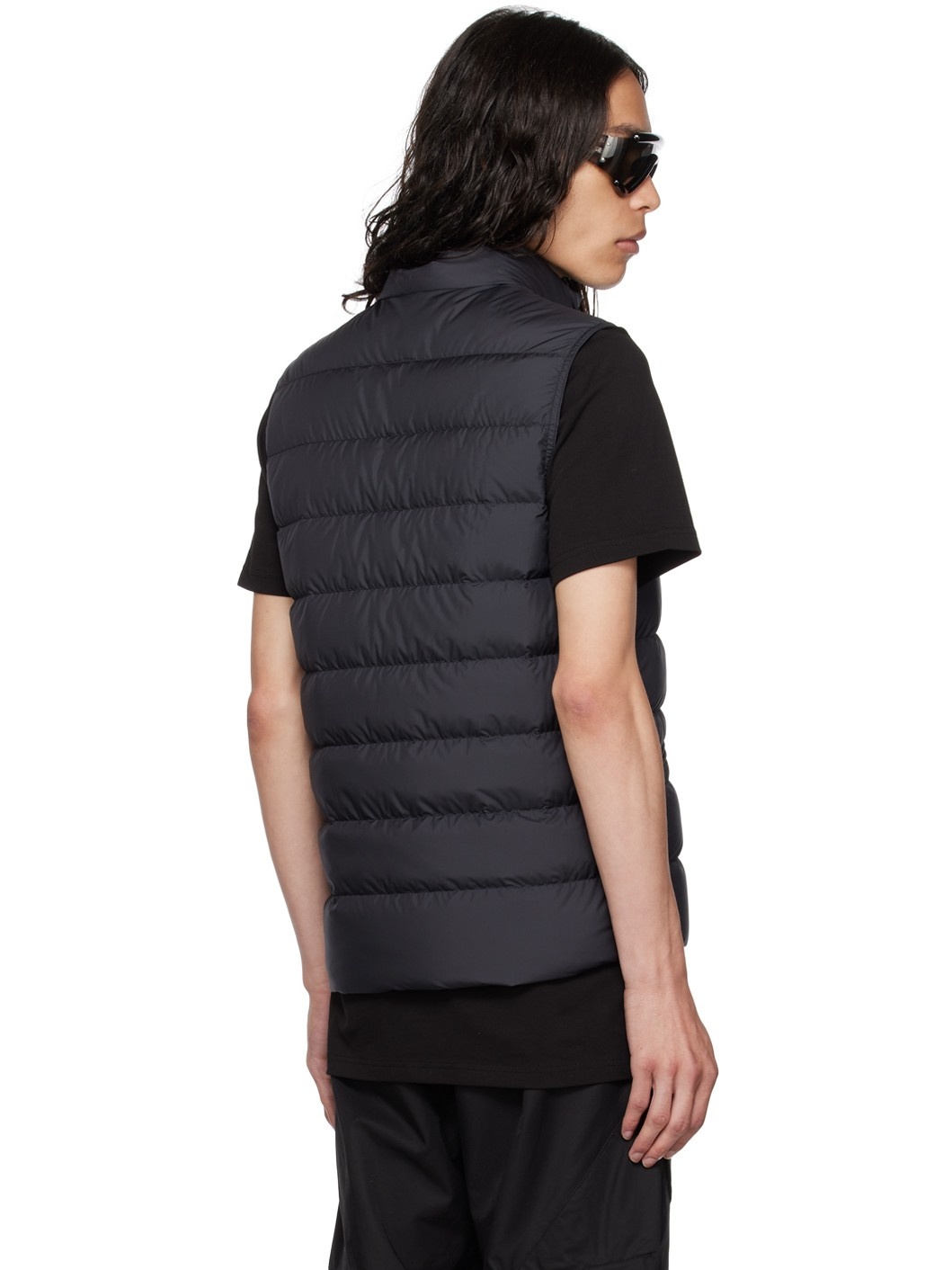 Black Treompan Down Vest - 3