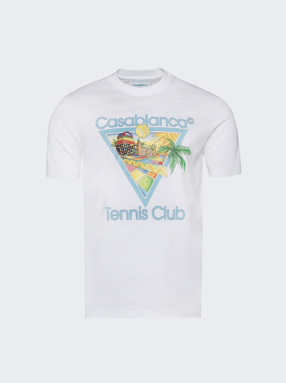 Afro Cubism Tennis Club Tee White - 1