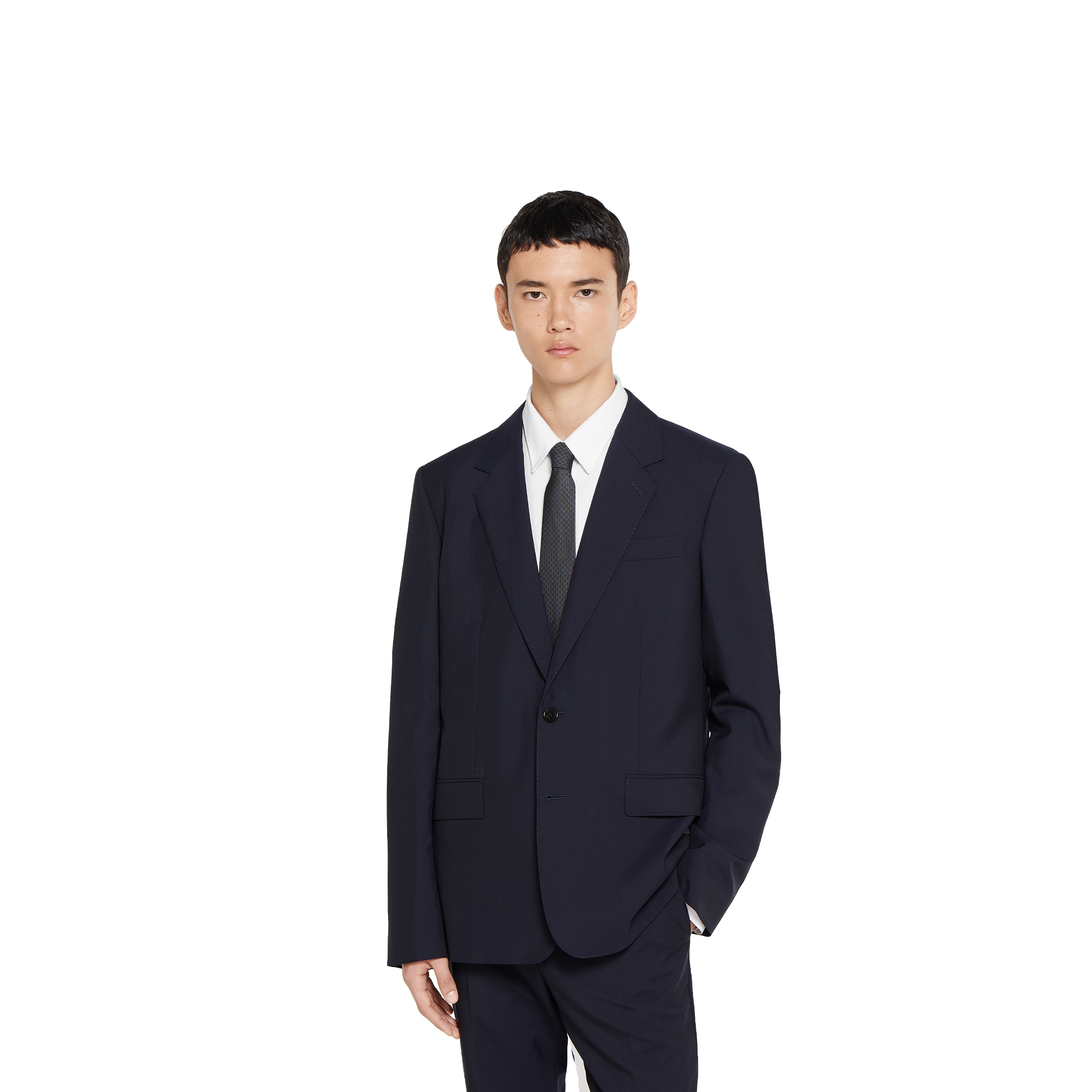 GG silk jacquard tie - 3
