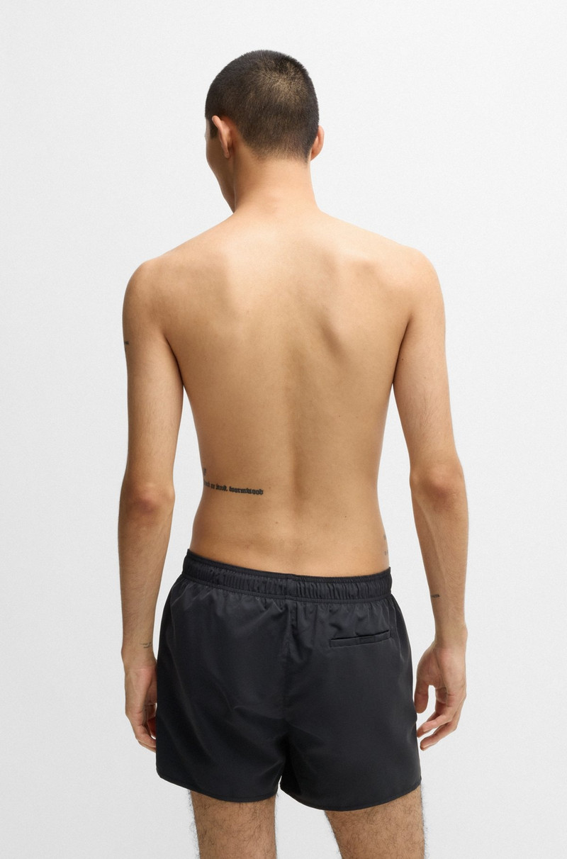 HUGO FULLY LINED SWIM SHORTS WITH LOGO DETAIL outlook