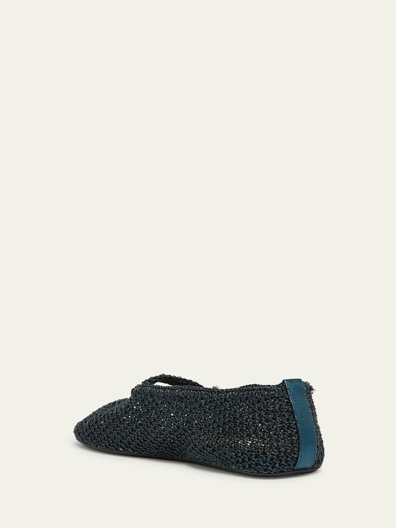 Alaïa Crochet Ballet Flats outlook