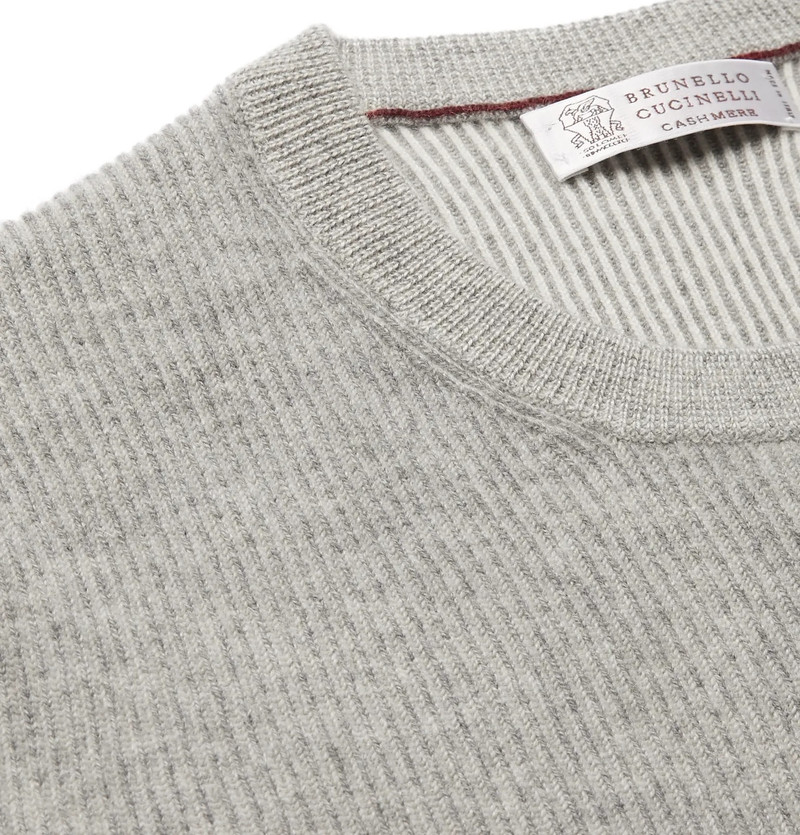 Ribbed Cashmere Sweater 6