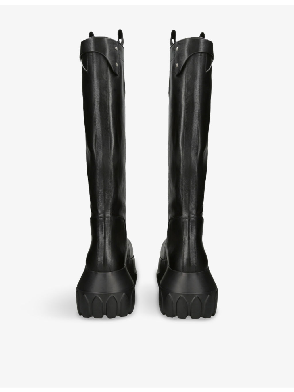 Mega Tractor Pull-On Leather Boots - 2