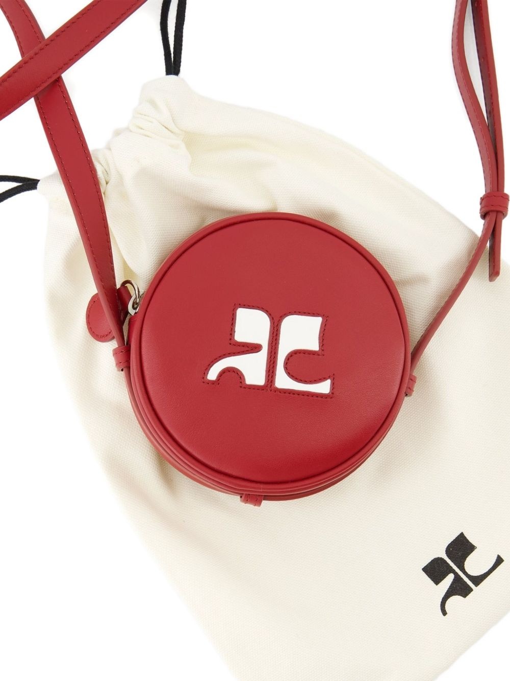 Reedition Circle leather shoulder bag - 4