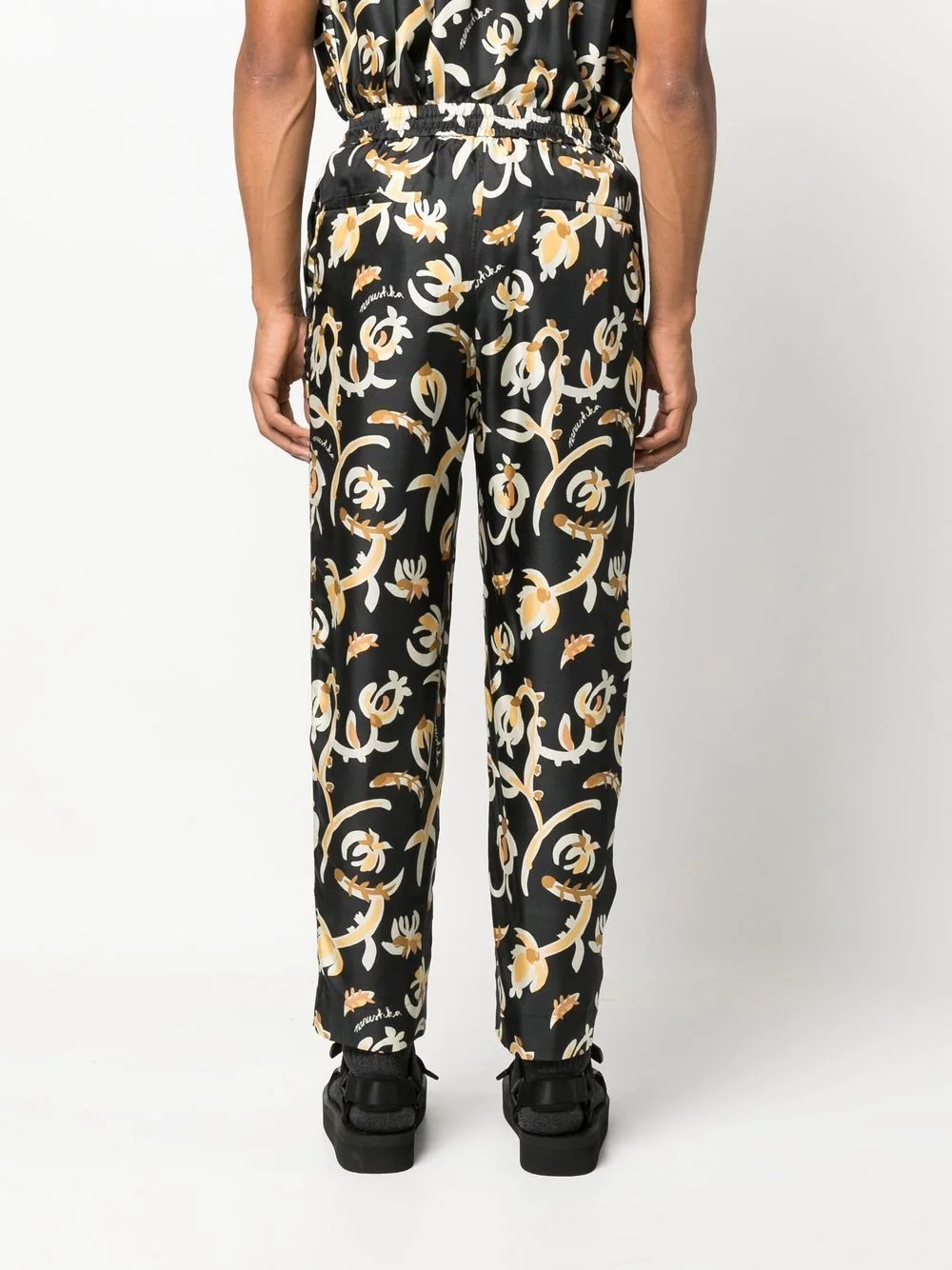 Jain floral-print trousers - 4